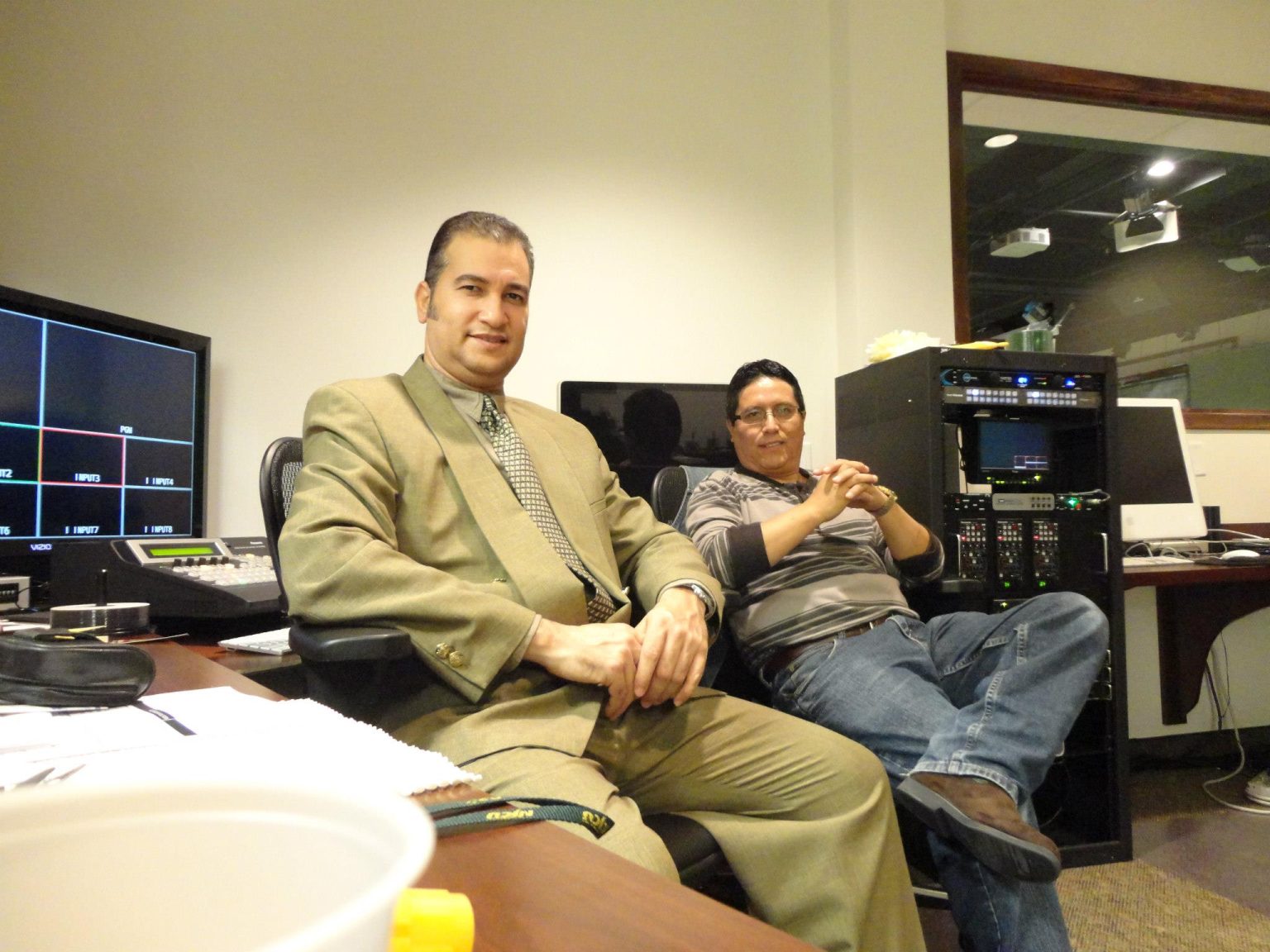 Radhamés & Jorge Pillco (Director Dept TV y Media New Jersey Conference)